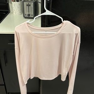 Pink athleta long sleeve